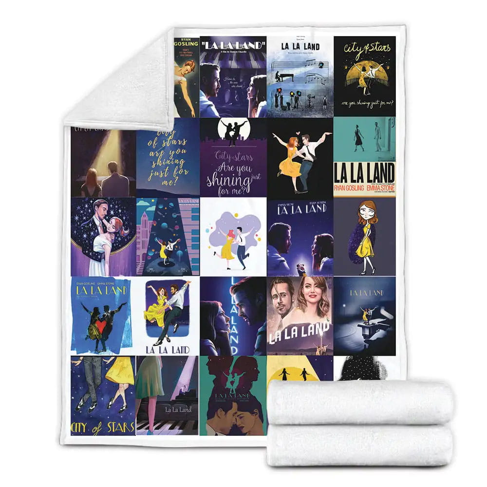 La La Land Fleece Blanket Gift For Besties