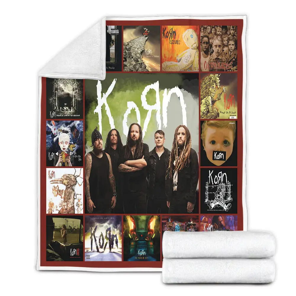 Korn Fleece Blanket Gift For Wife Husband