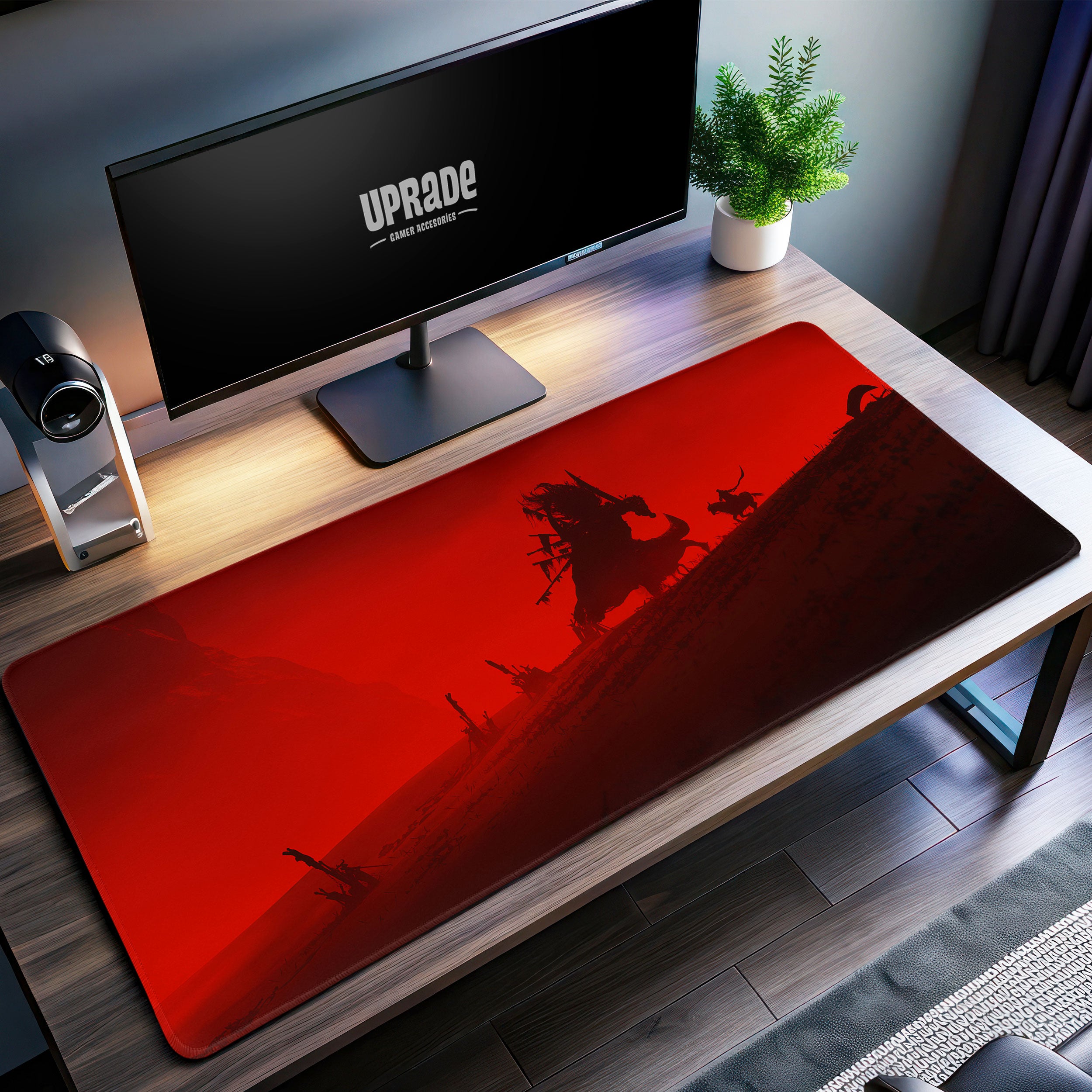 Allleftout Elden Ring Radahn Desk Mat, Conqueror Battlefield Mouse Pad