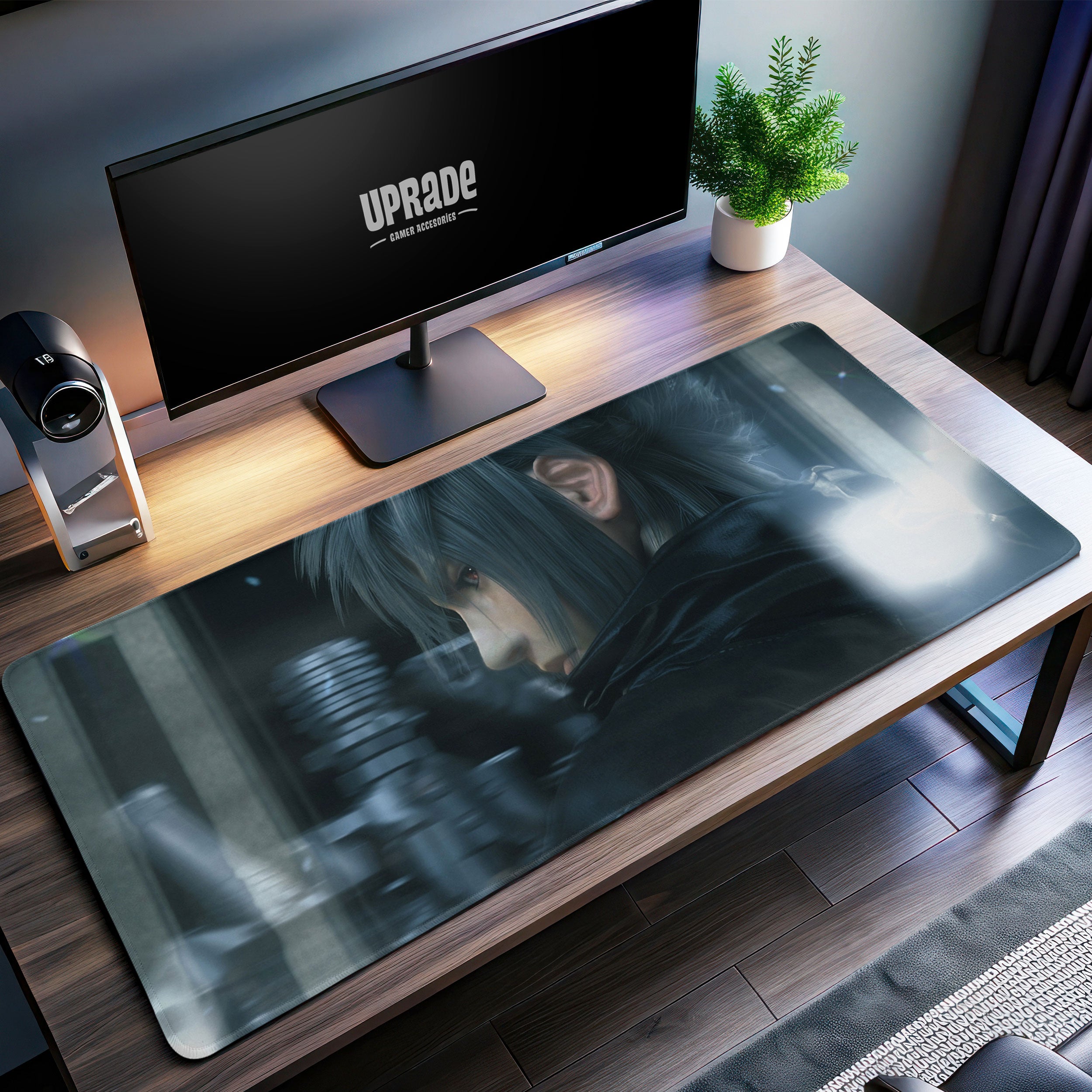 Allleftout Final Fantasy Noctis Desk Mat, Crown Prince Mouse Pad