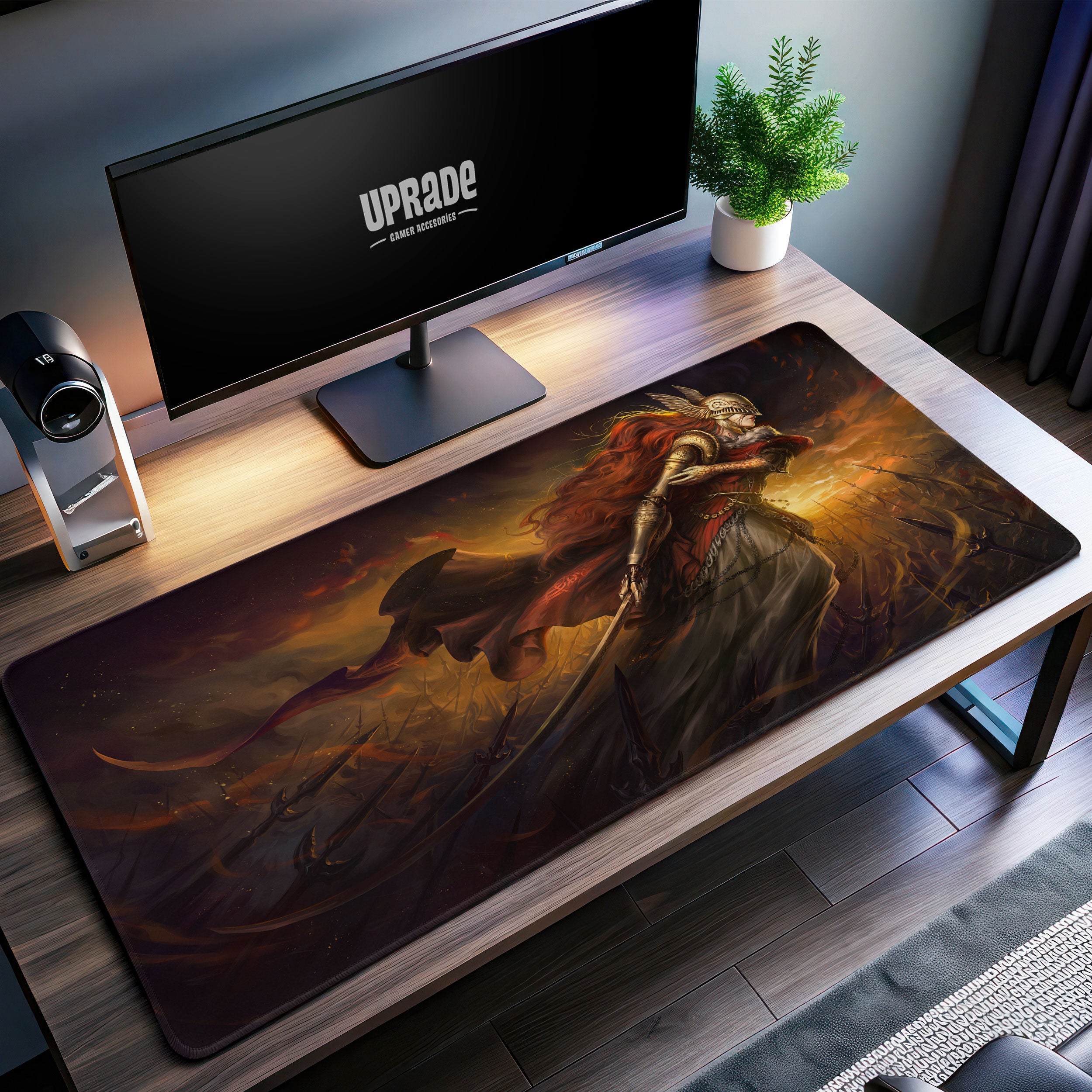 Allleftout Elden Ring Malenia Desk Mat, Blade Of Miquella Mouse Pad