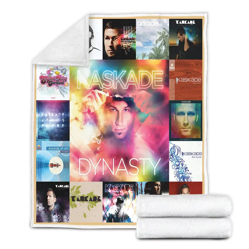 Kaskade Albums Fleece Blanket Gift For Wife Husband