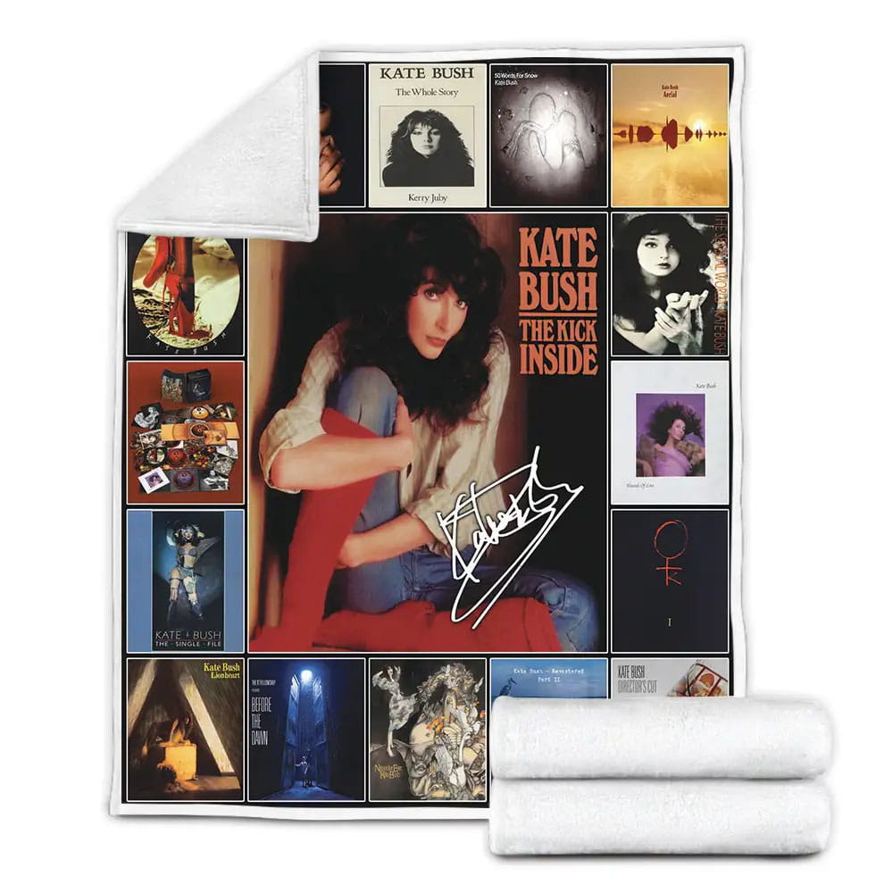Kate Bush The Kick Inside Fleece Blanket Gift For Birthday Halloween Christmas