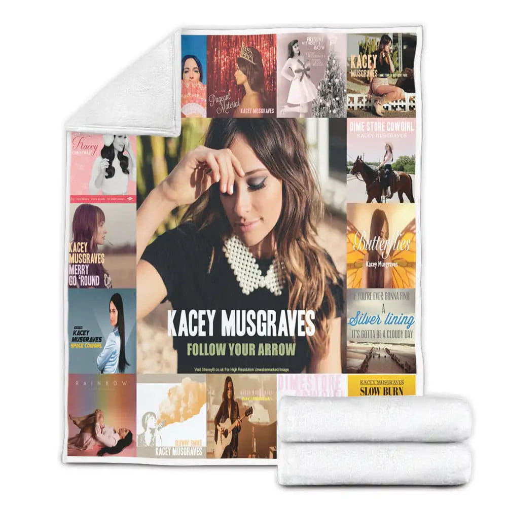 Kacey Musgraves Fleece Blanket Gift For Birthday Halloween Christmas