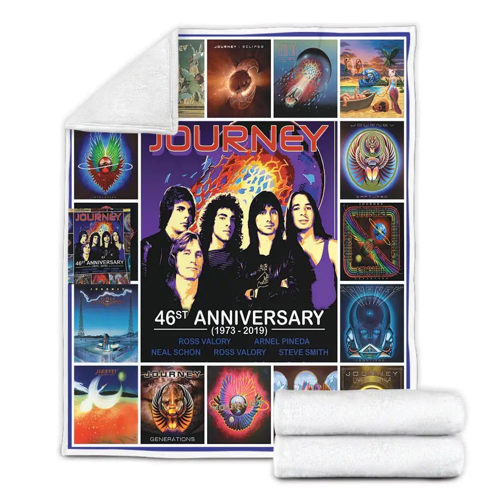 Journey Fleece Blanket Gift For Besties