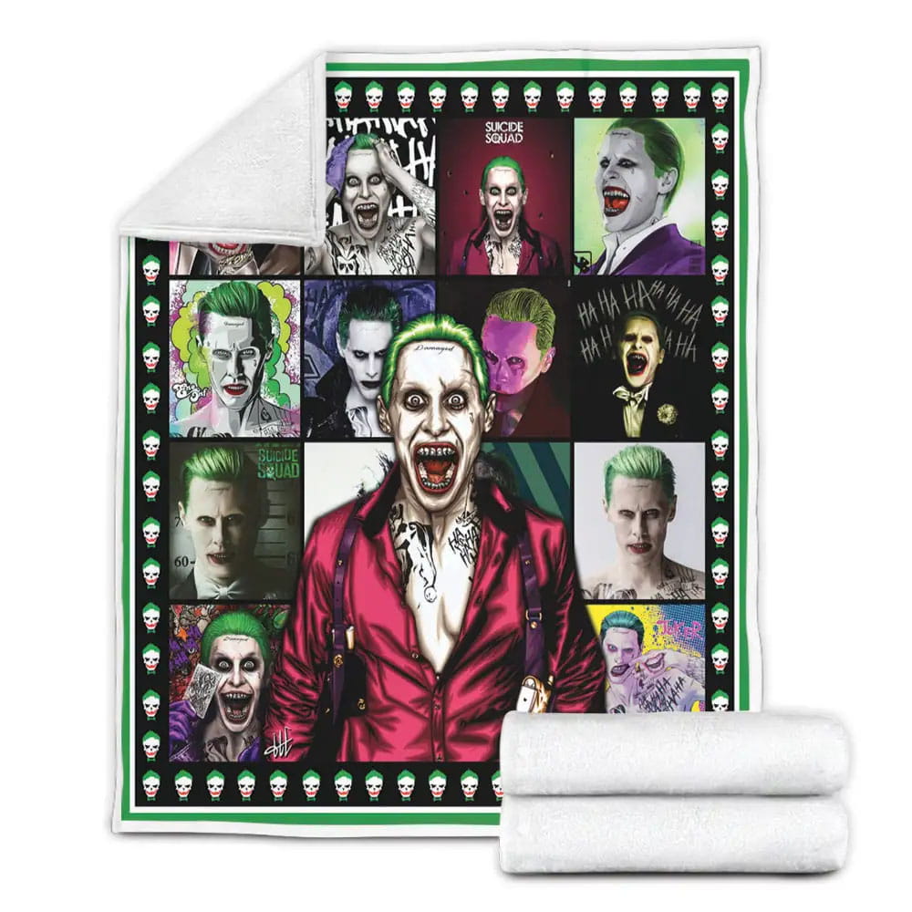 Joker Suicide Squad Fleece Blanket Gift For Besties
