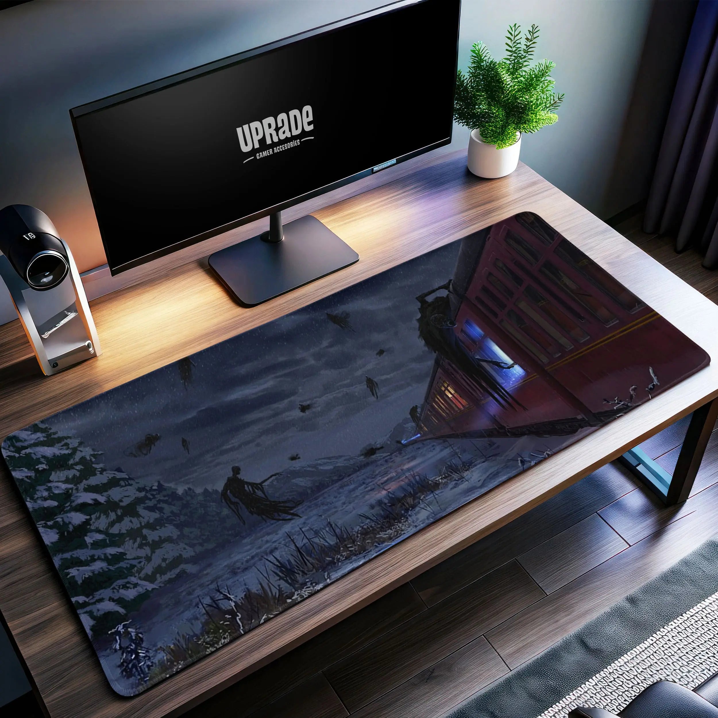 Allleftout Dementors And Hogwarts Express Desk Mat, Harry Potter Mouse Pad