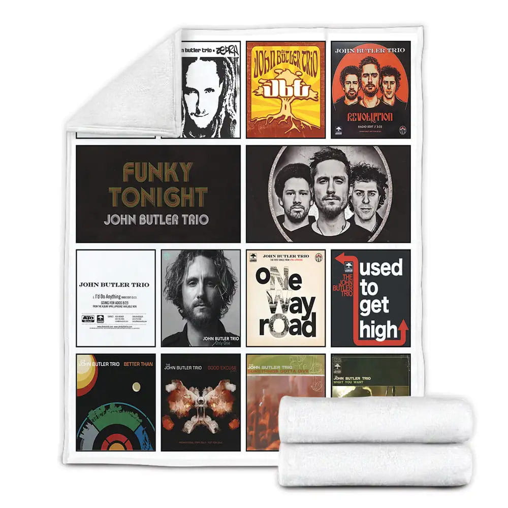 John Butler Trio Albums Fleece Blanket Gift For Besties