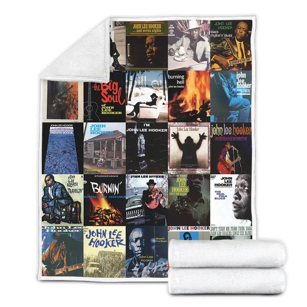 John Lee Hooker Fleece Blanket Gift For Birthday Halloween Christmas