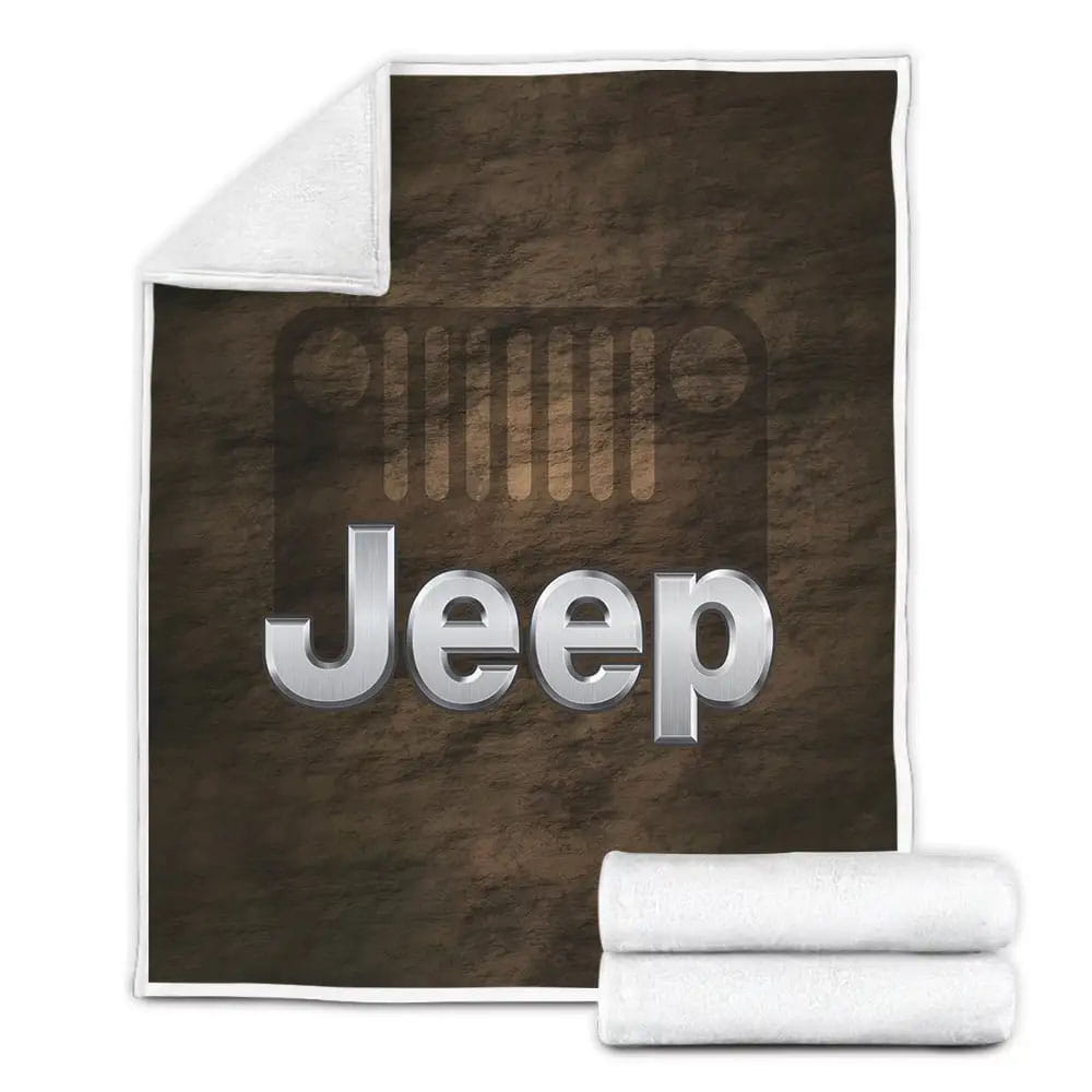 Jeep Car Fleece Blanket Gift For Mothers Day Fathers Day