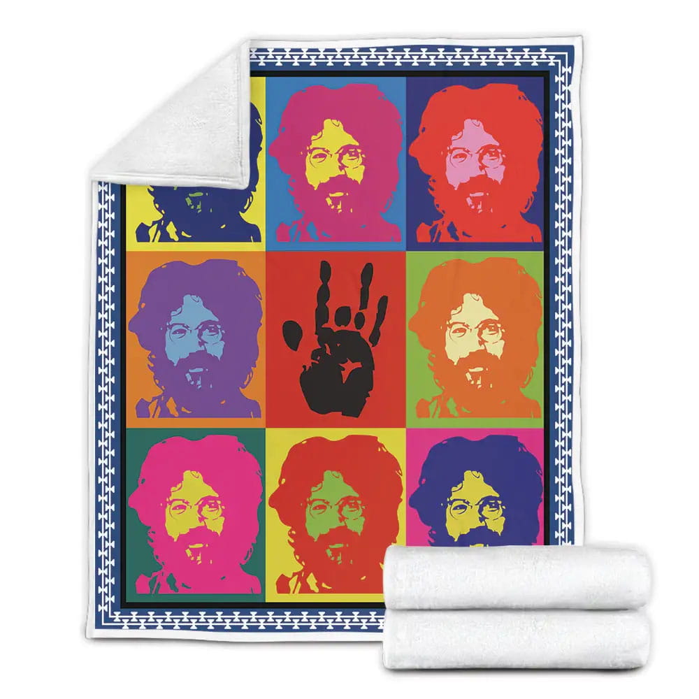 Jerry Garcia Fleece Blanket 
