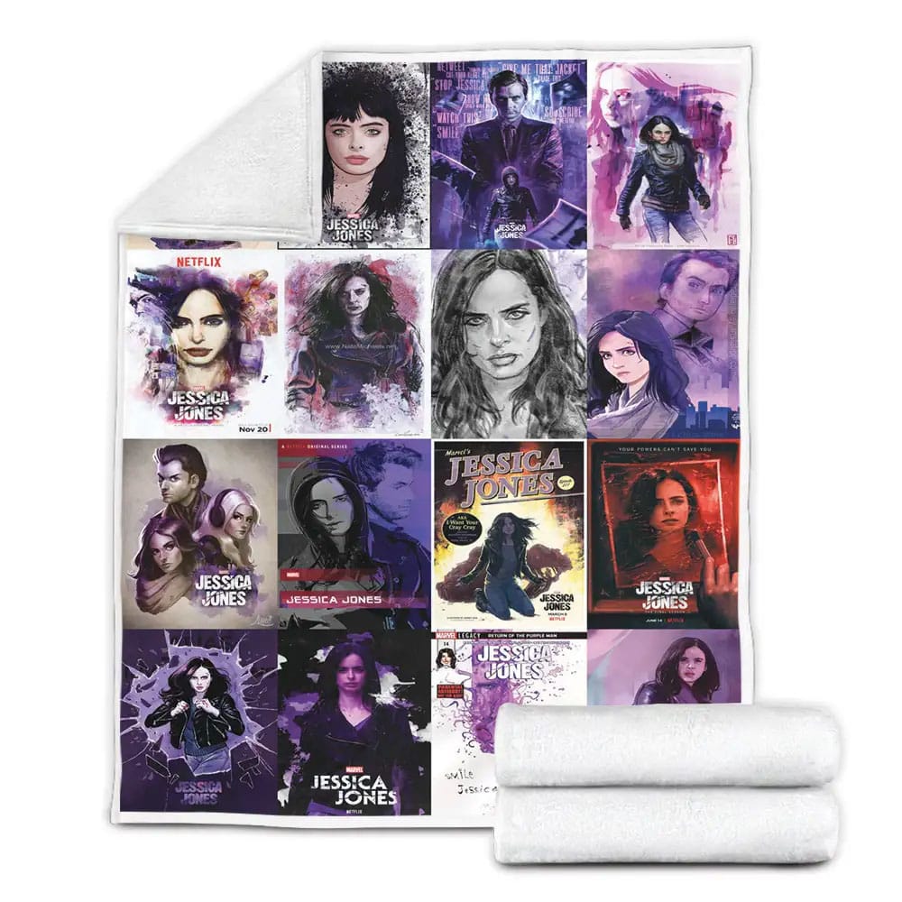 Jessica Jones Fleece Blanket Gift For Besties