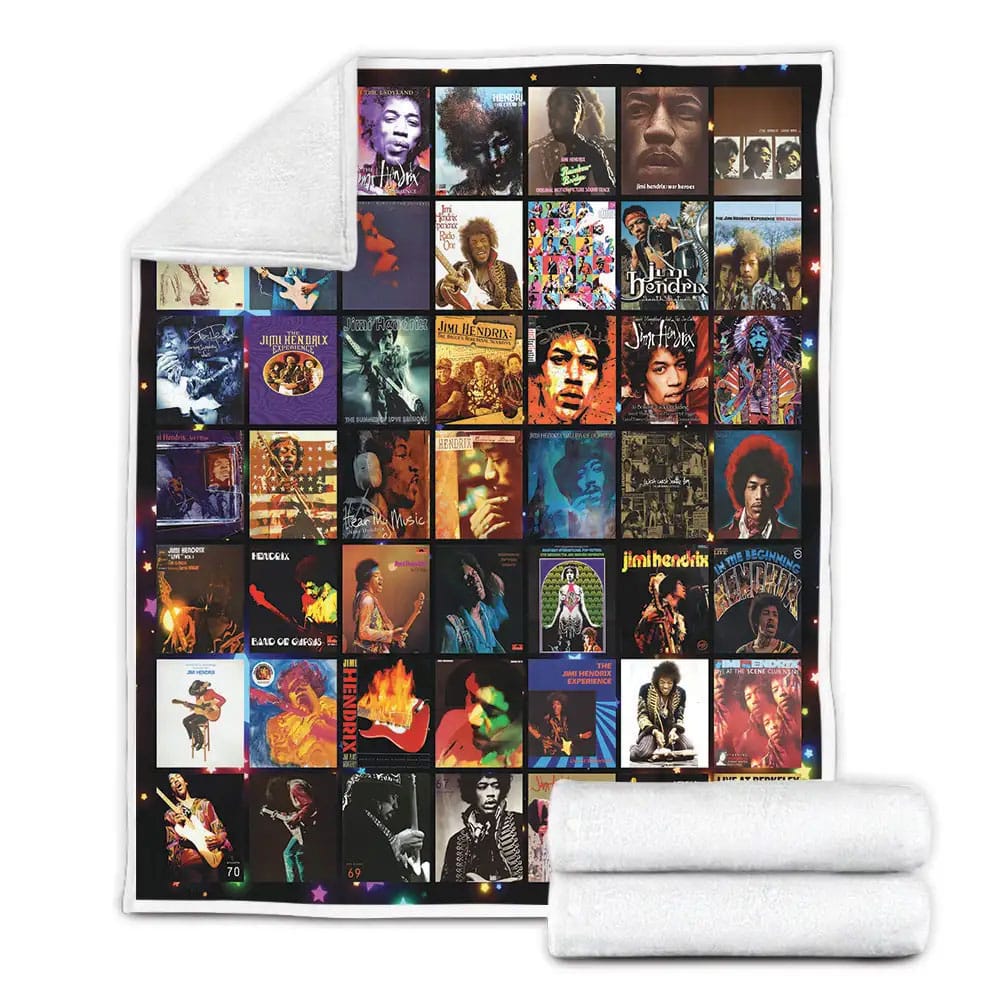 Jimi Hendrix Fleece Blanket 