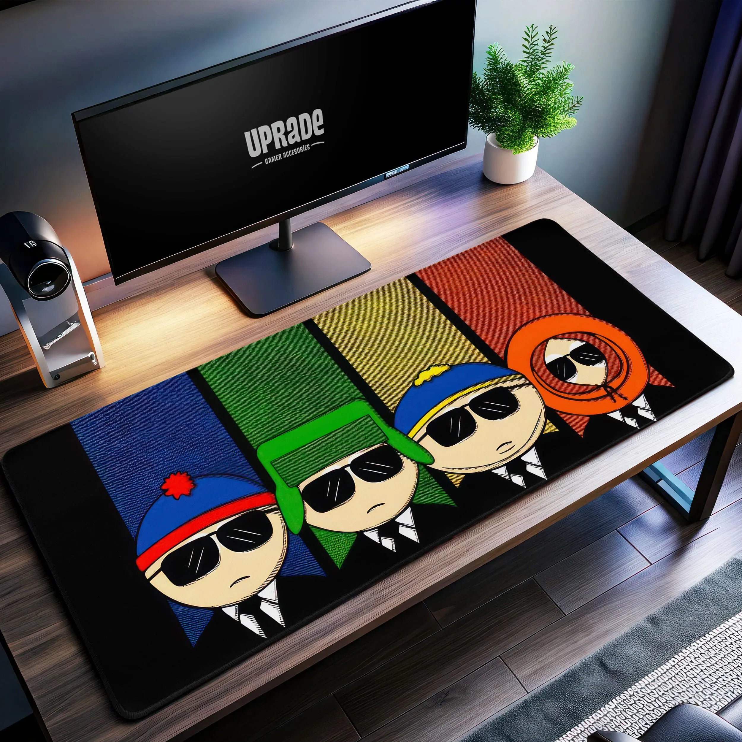 Allleftout South Park Desk Mat, Cool Cartman And Friends Mouse Pad
