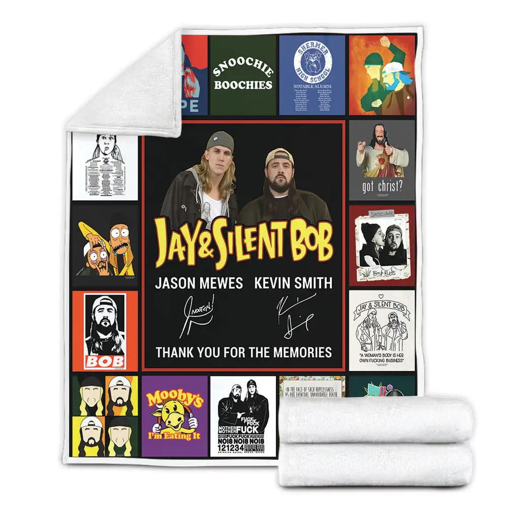 Jay And Silent Bob Fleece Blanket 