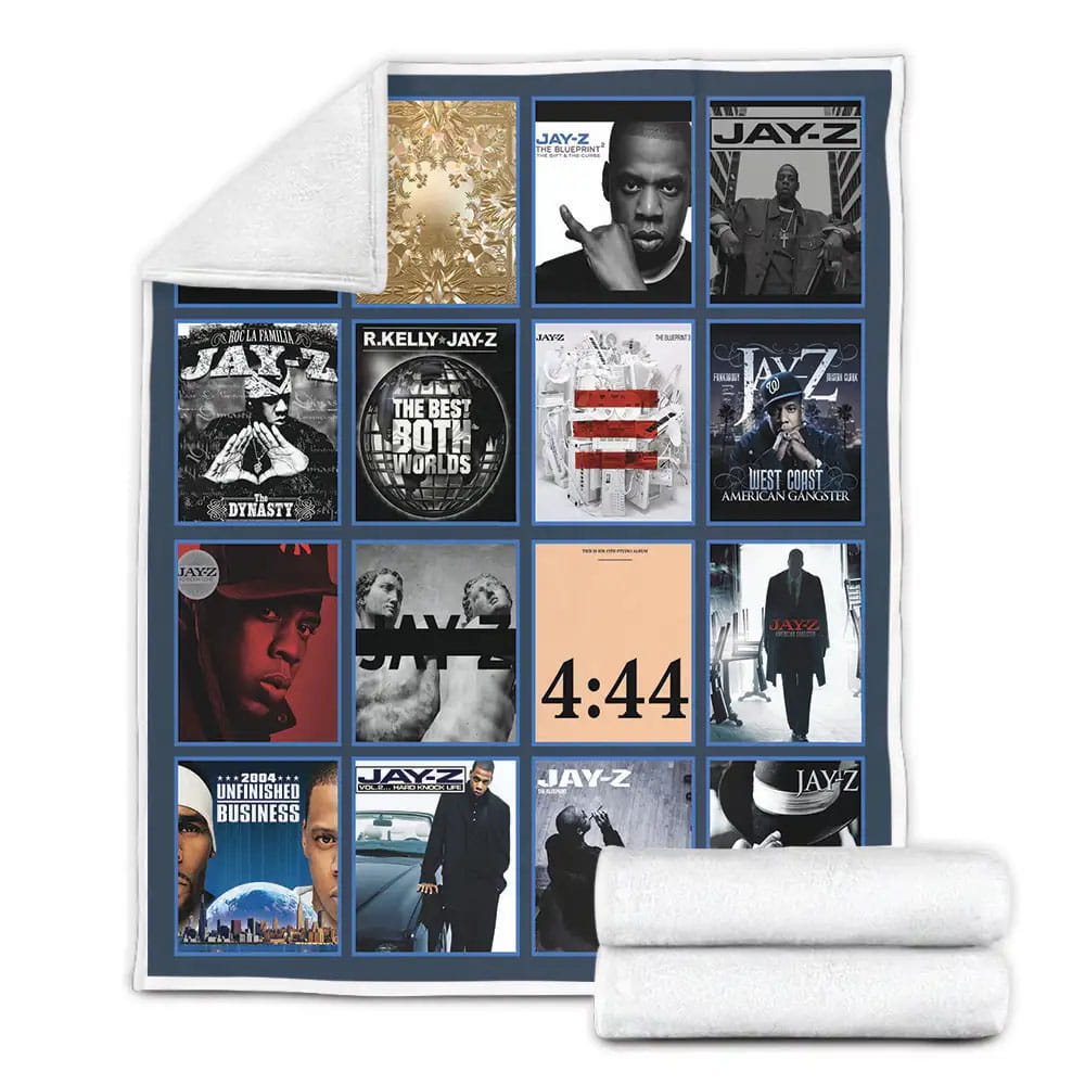 Jay-Z Albums Fleece Blanket Gift For Mothers Day Fathers Day