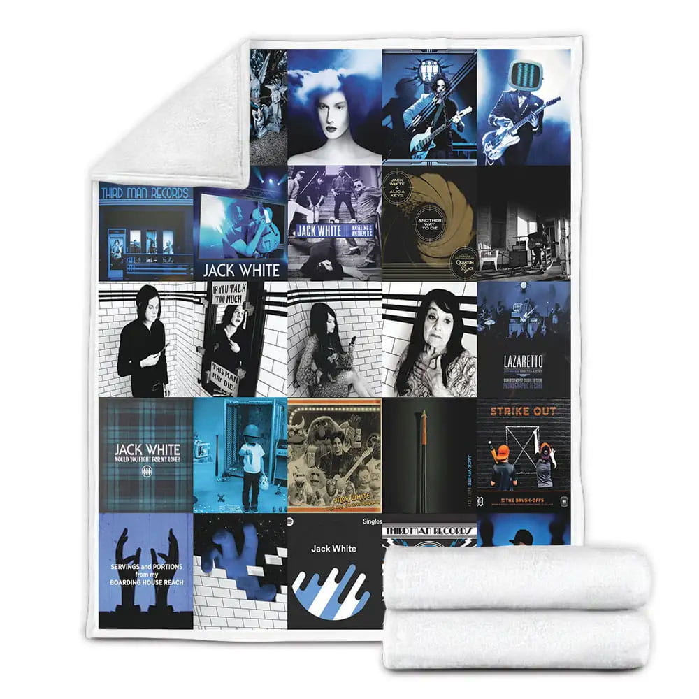 Jack White Fleece Blanket Gift For Wife Husband