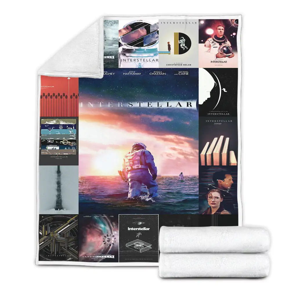 Interstellar Fleece Blanket Gift For Mothers Day Fathers Day