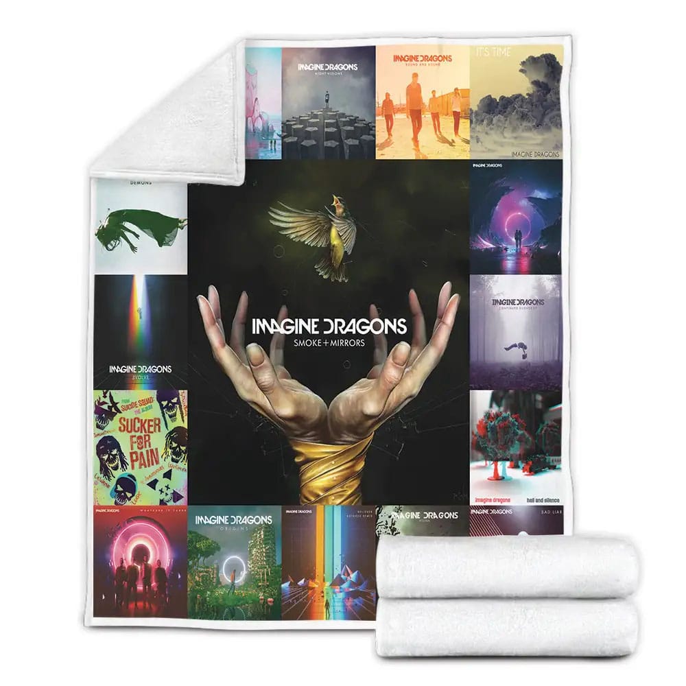Imagine Dragons Albums Fleece Blanket Gift For Birthday Halloween Christmas