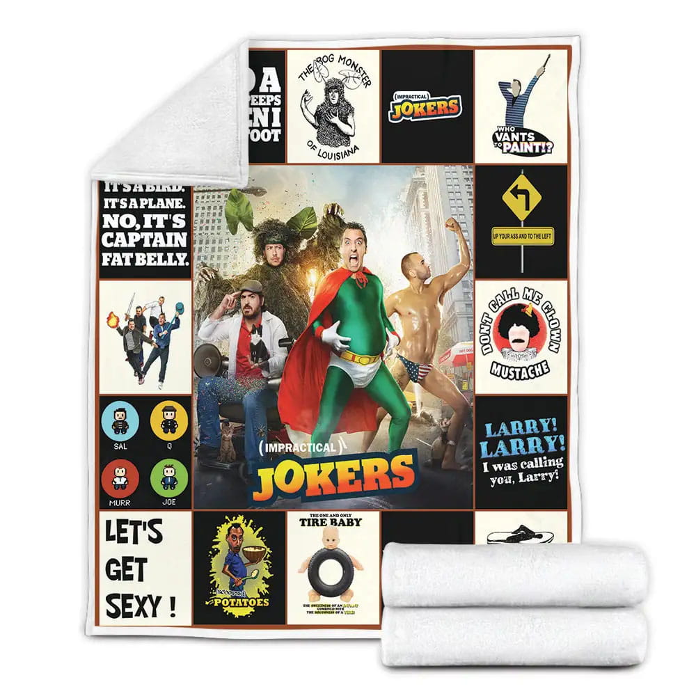 Impractical Jokers Fleece Blanket Gift For Mothers Day Fathers Day