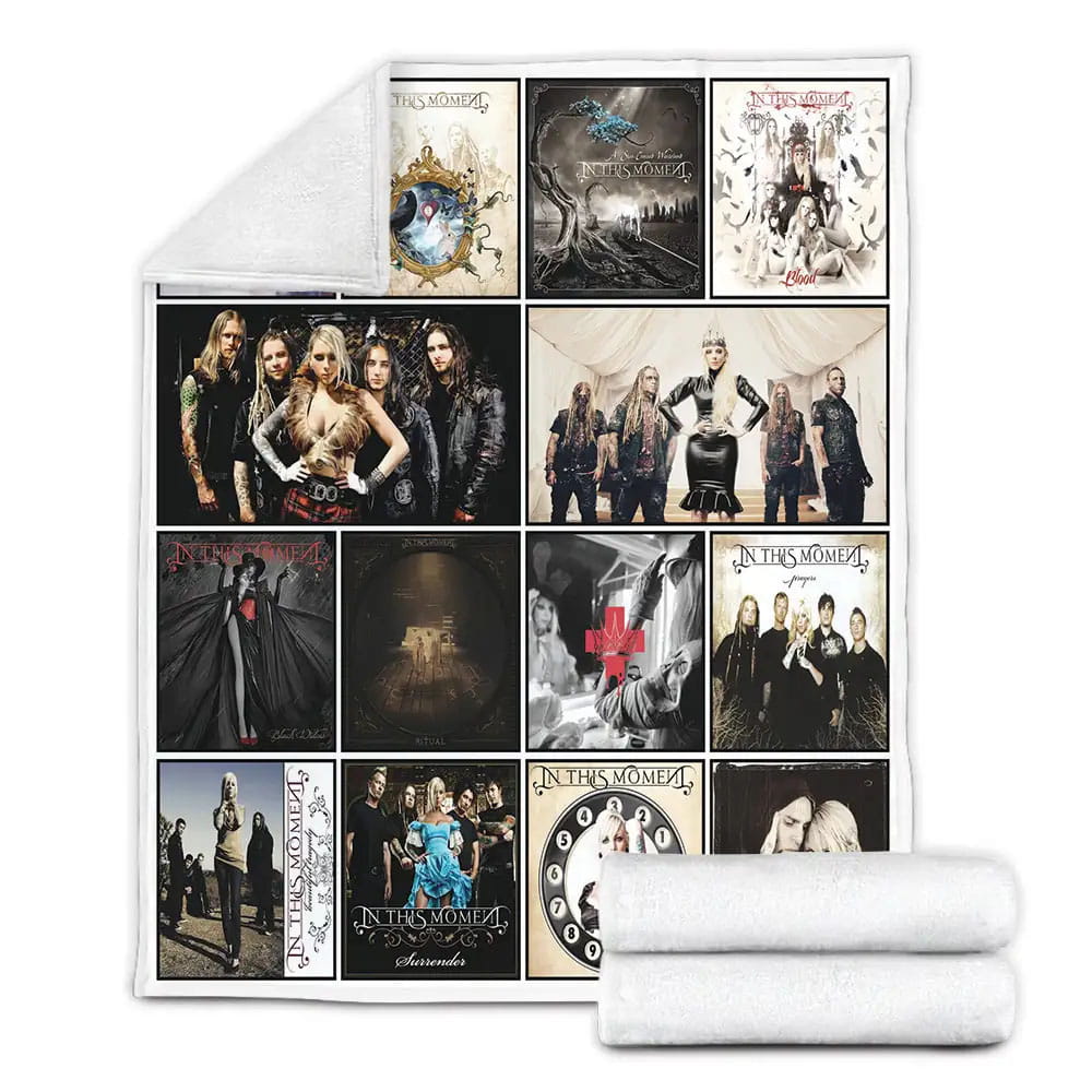 In This Moment Fleece Blanket Gift For Mothers Day Fathers Day