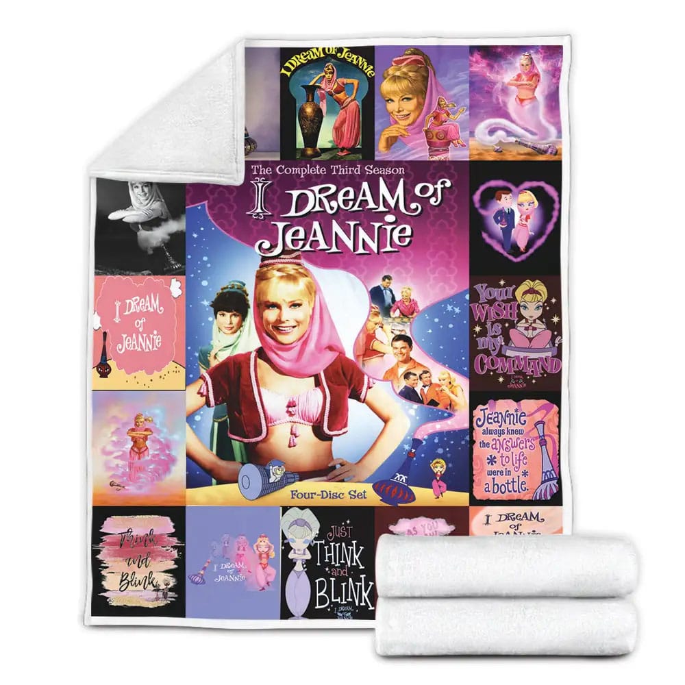 I Dream Of Jeannie Fleece Blanket Gift For Wife Husband