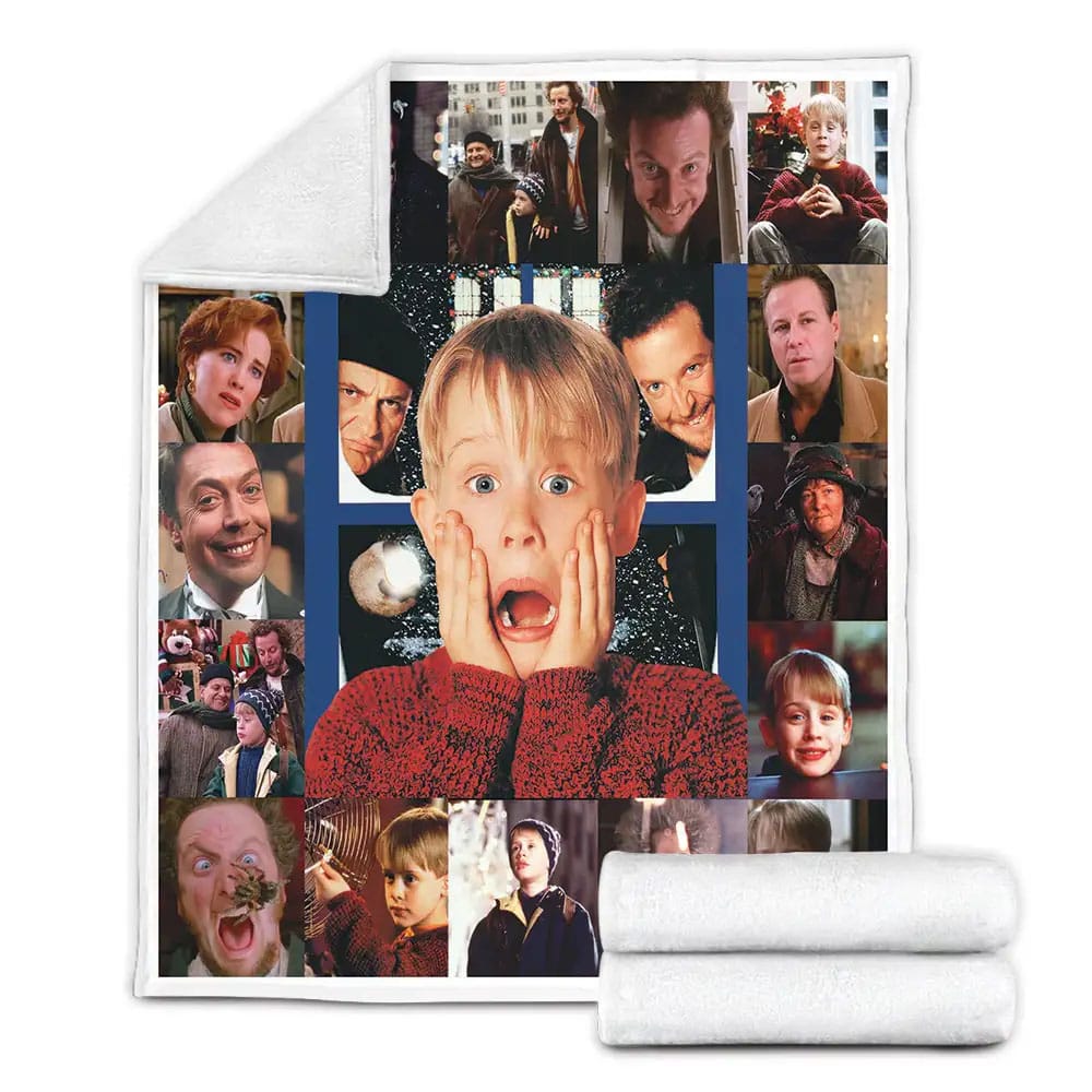 Home Alone Fleece Blanket Gift For Wife Husband
