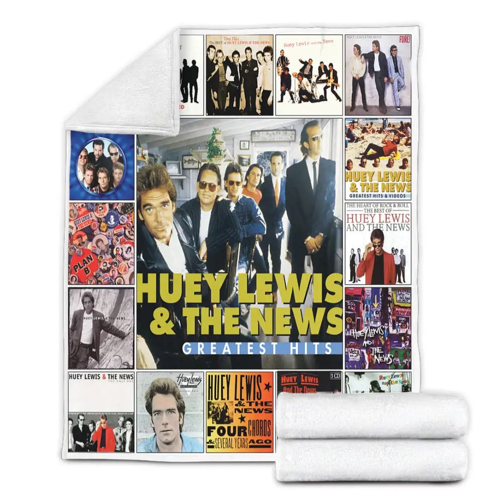 Huey Lewis The News Fleece Blanket Gift For Wife Husband