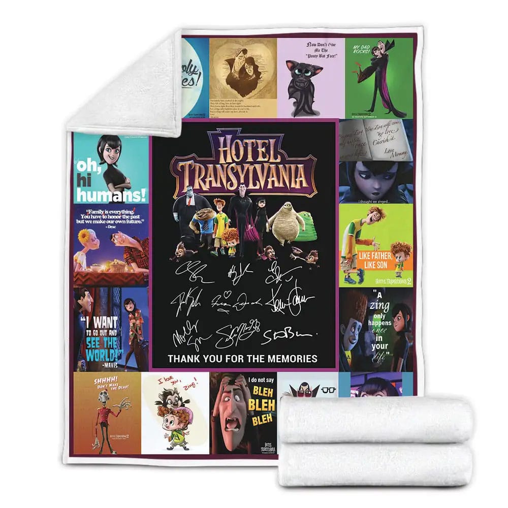 Hotel Transylvania Fleece Blanket Gift For Besties