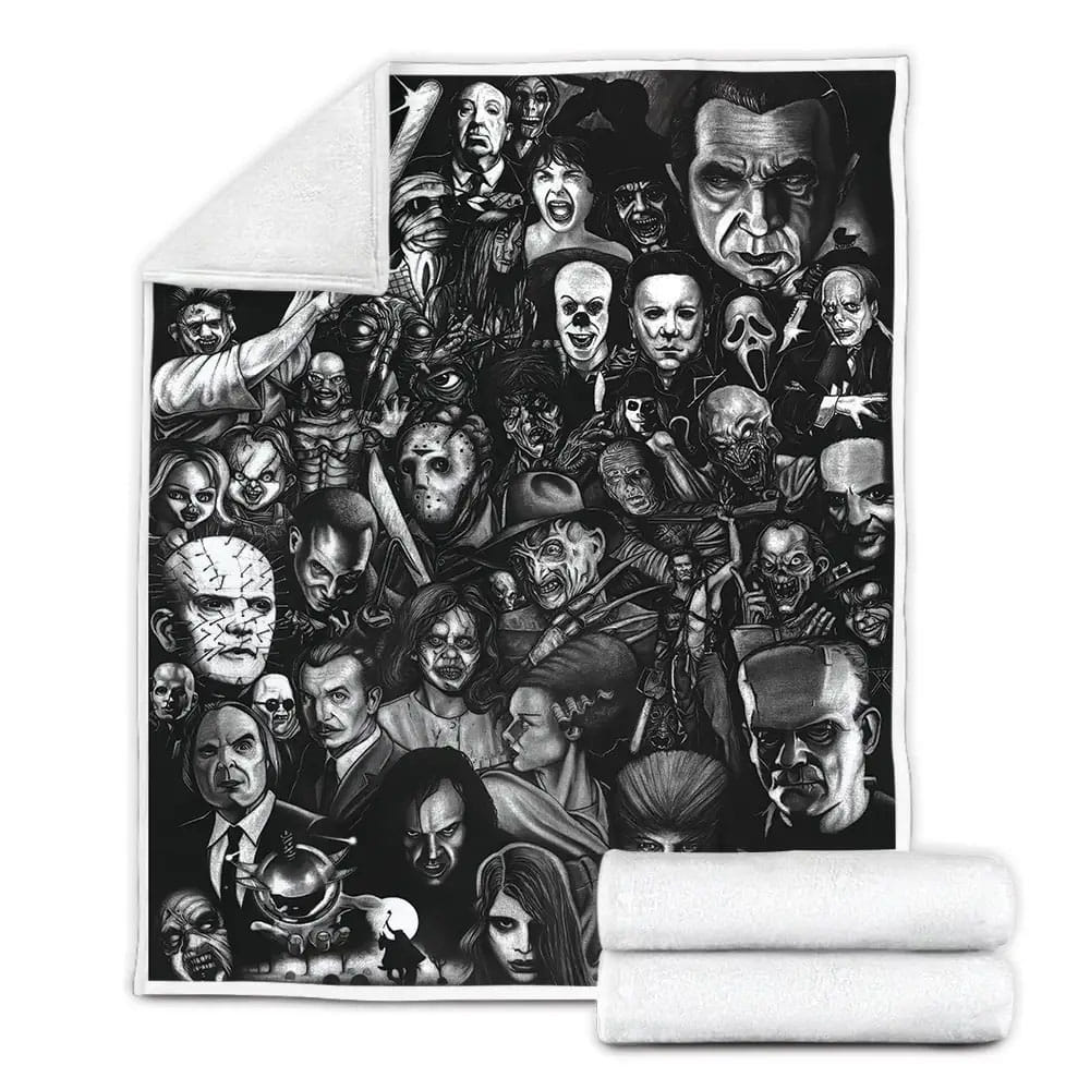 Horror Fabric 3d Fleece Blanket 