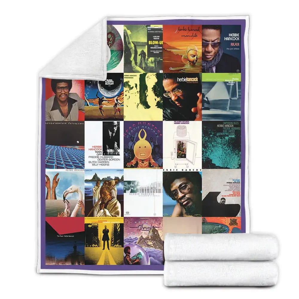 Herbie Hancock Albums Fleece Blanket 