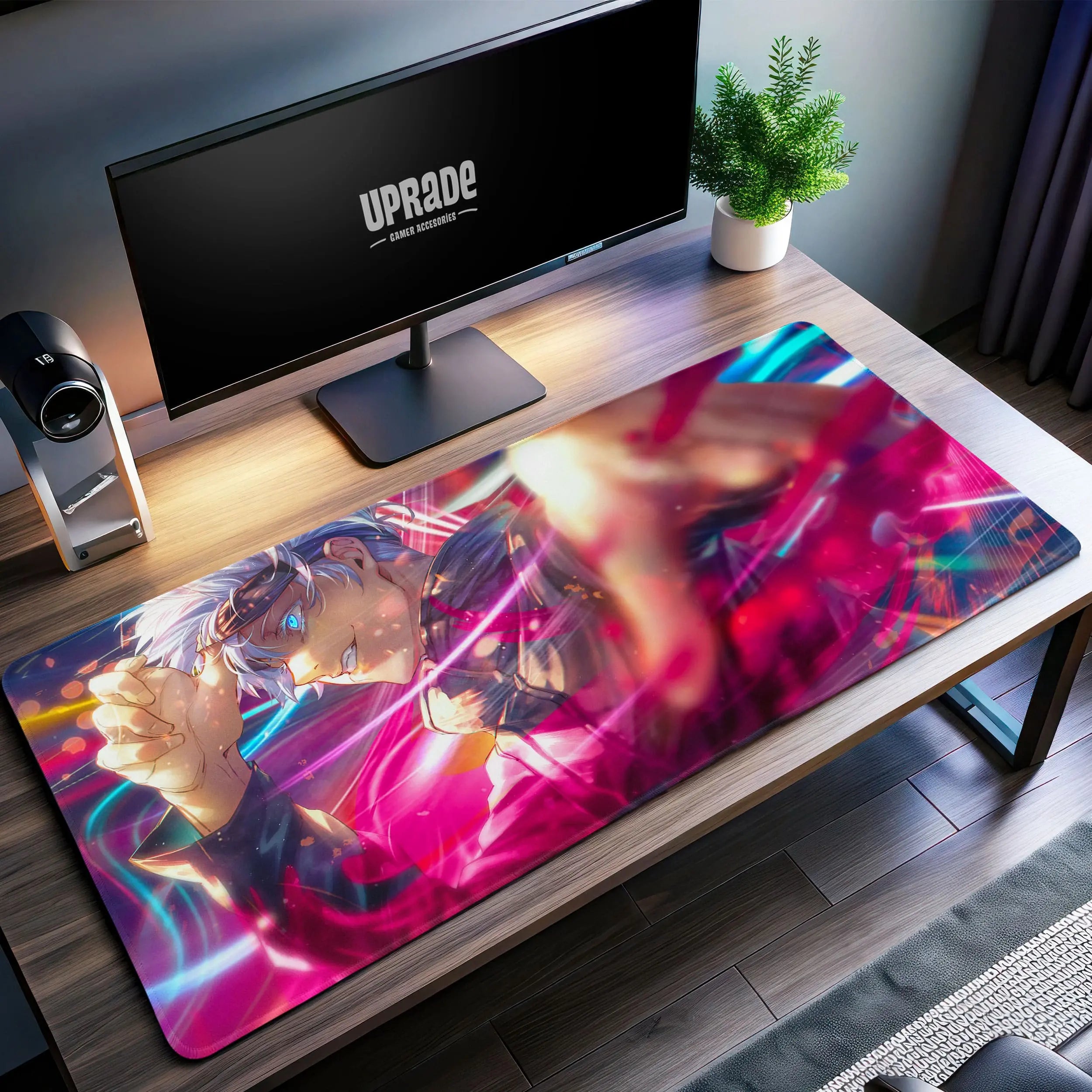 Allleftout Gojo Satoru Desk Mat, Jujutsu Kaisen Mouse Pad