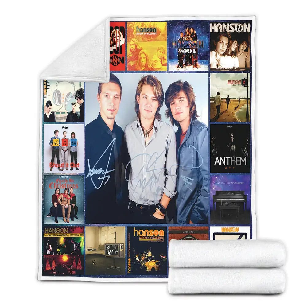 Hanson Band Album Covers Fleece Blanket Gift For Besties