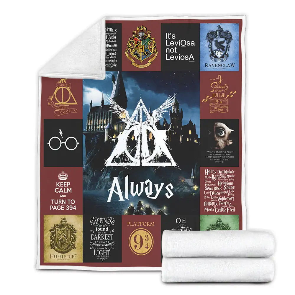 Harry Potter Fleece Blanket Gift For Wife Husband