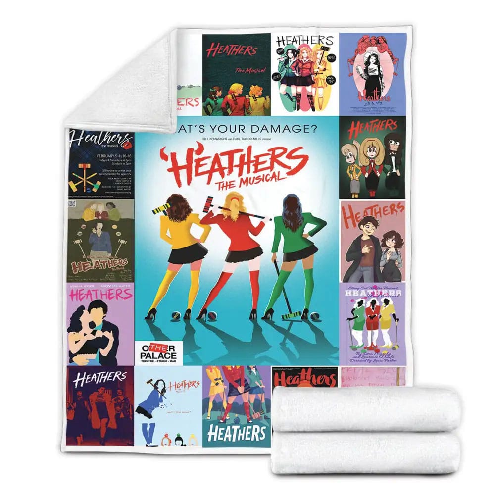 Heathers Fleece Blanket Gift For Wife Husband