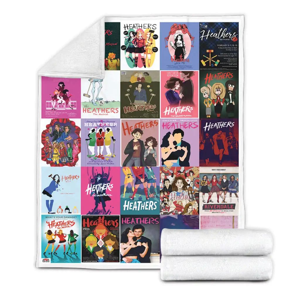 Heathers Fleece Blanket Gift For Besties