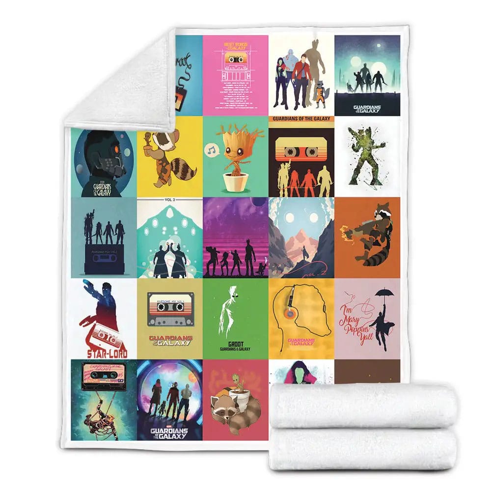 Guardians Of The Galaxy Fleece Blanket Gift For Besties