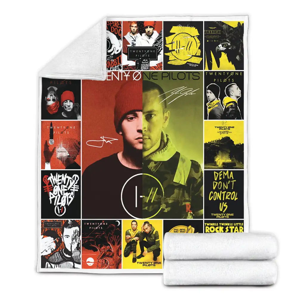Twenty One Pilots Fleece Blanket Gift For Besties