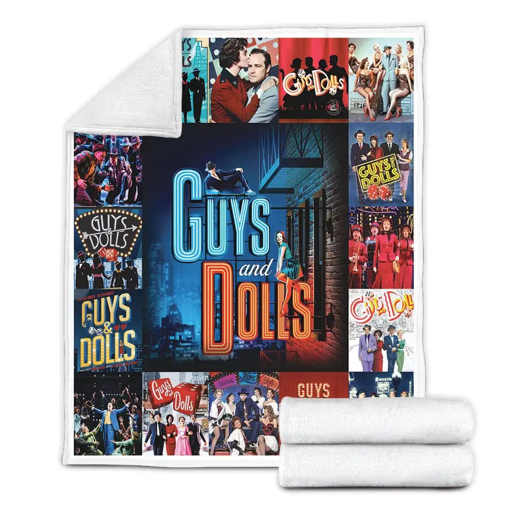 Guys And Dolls Fleece Blanket Gift For Mothers Day Fathers Day