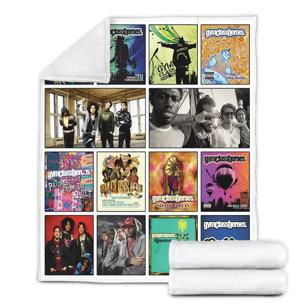 Gym Class Heroes Fleece Blanket Gift For Wife Husband