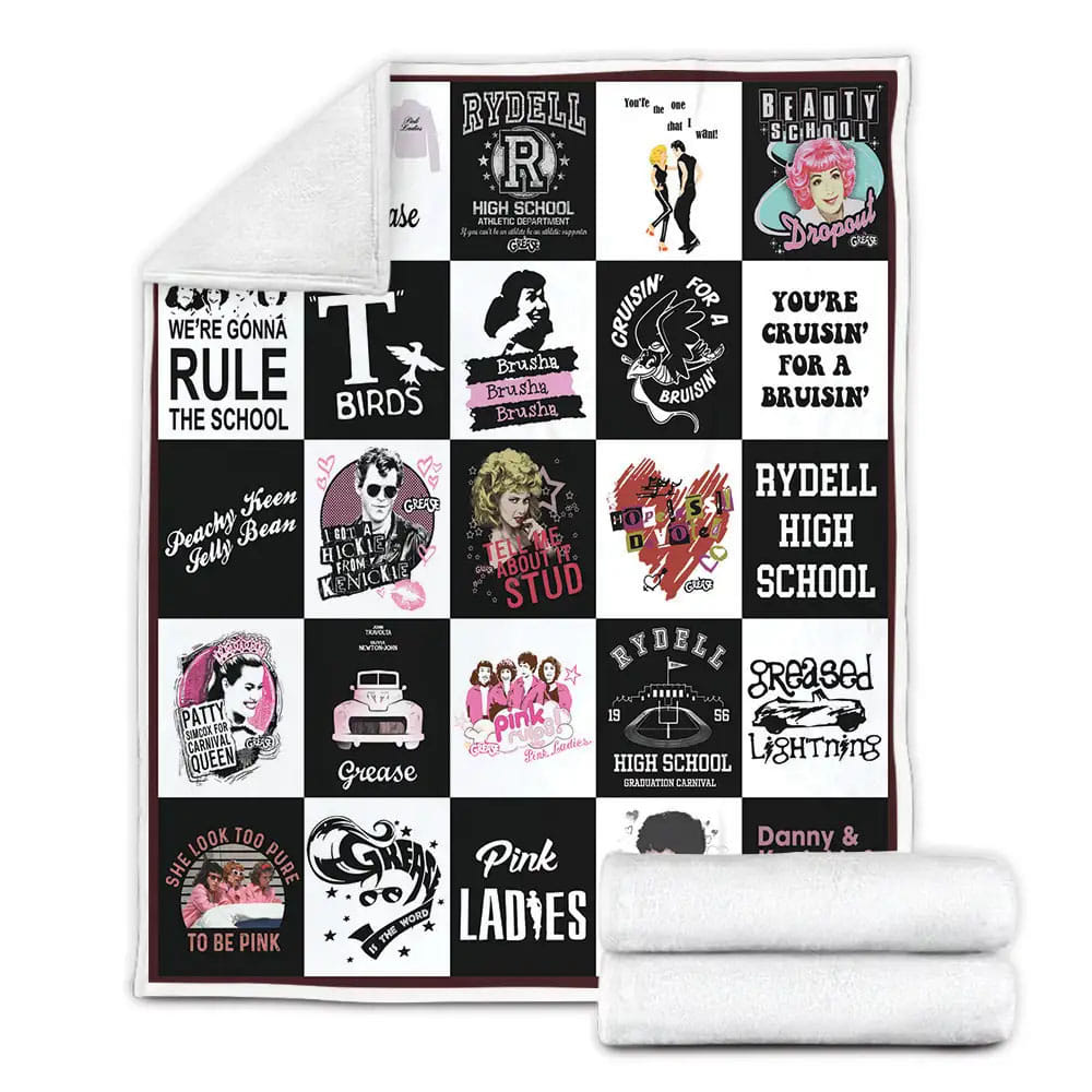 Grease Fleece Blanket 