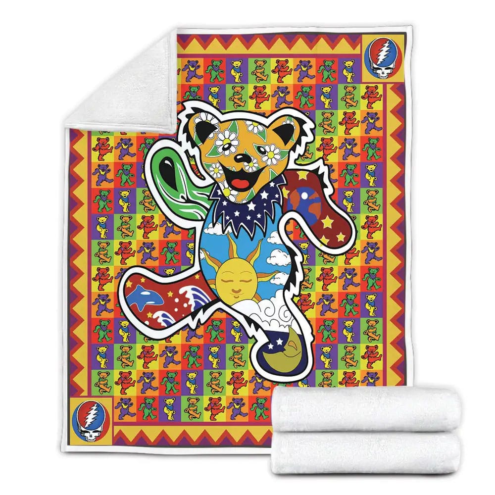 Grateful Dead Fleece Blanket 