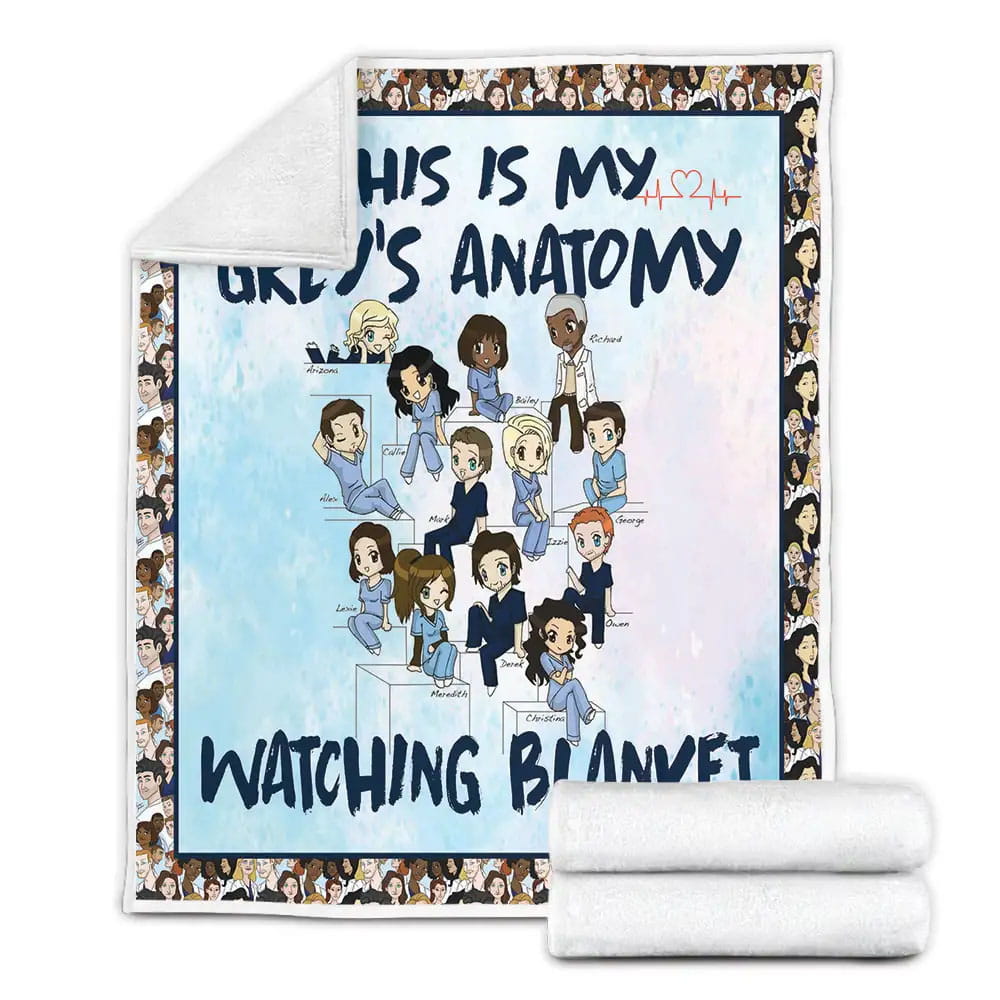 Greys Anatomy Fleece Blanket 