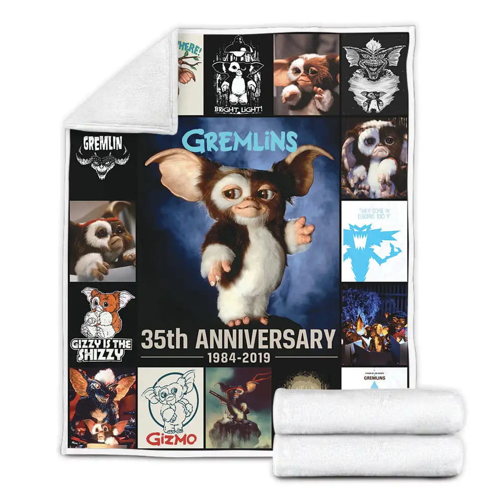 Gremlins Fleece Blanket Gift For Wife Husband