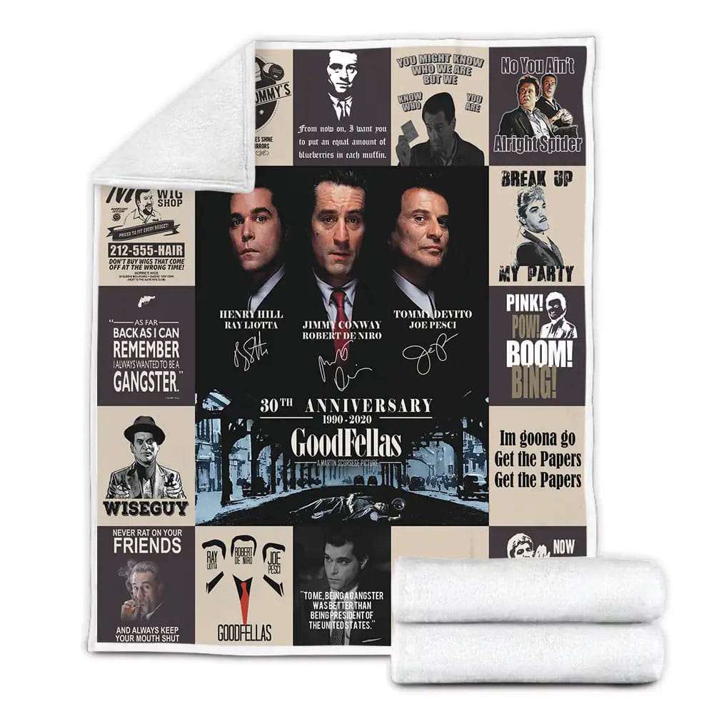 Goodfellas Poster Fleece Blanket 