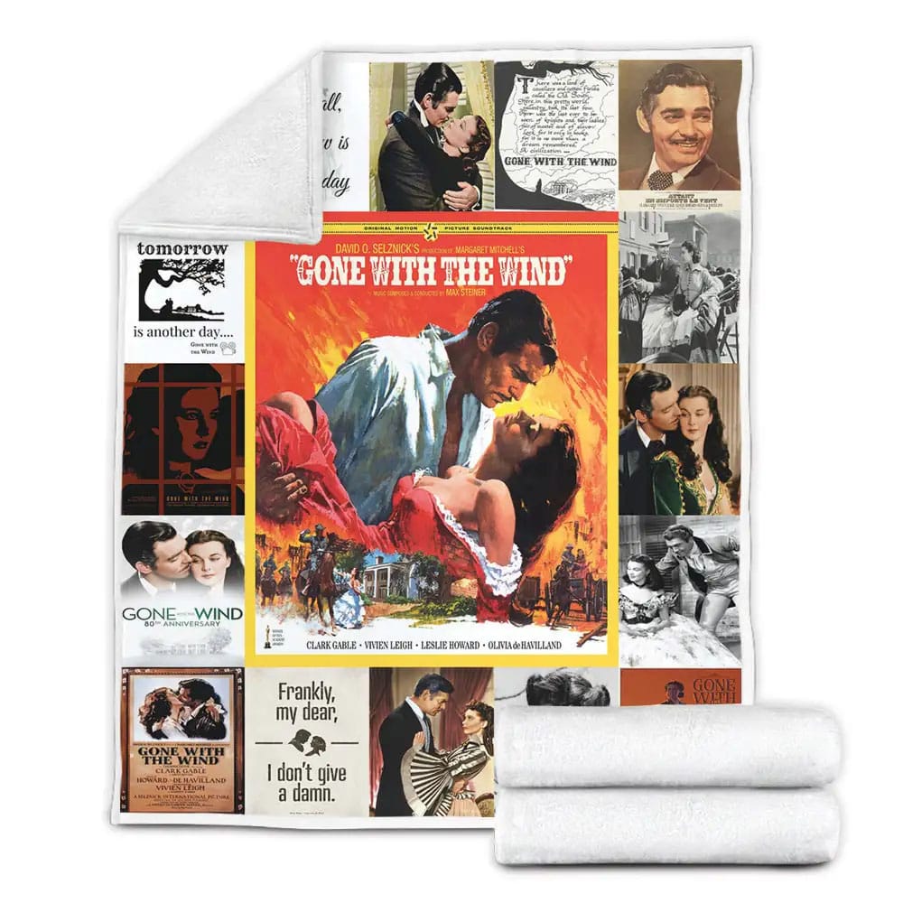 Gone With The Wind Fleece Blanket 