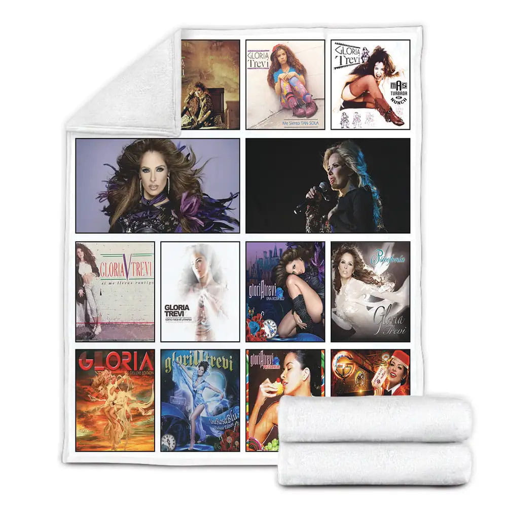 Gloria Trevi Fleece Blanket 