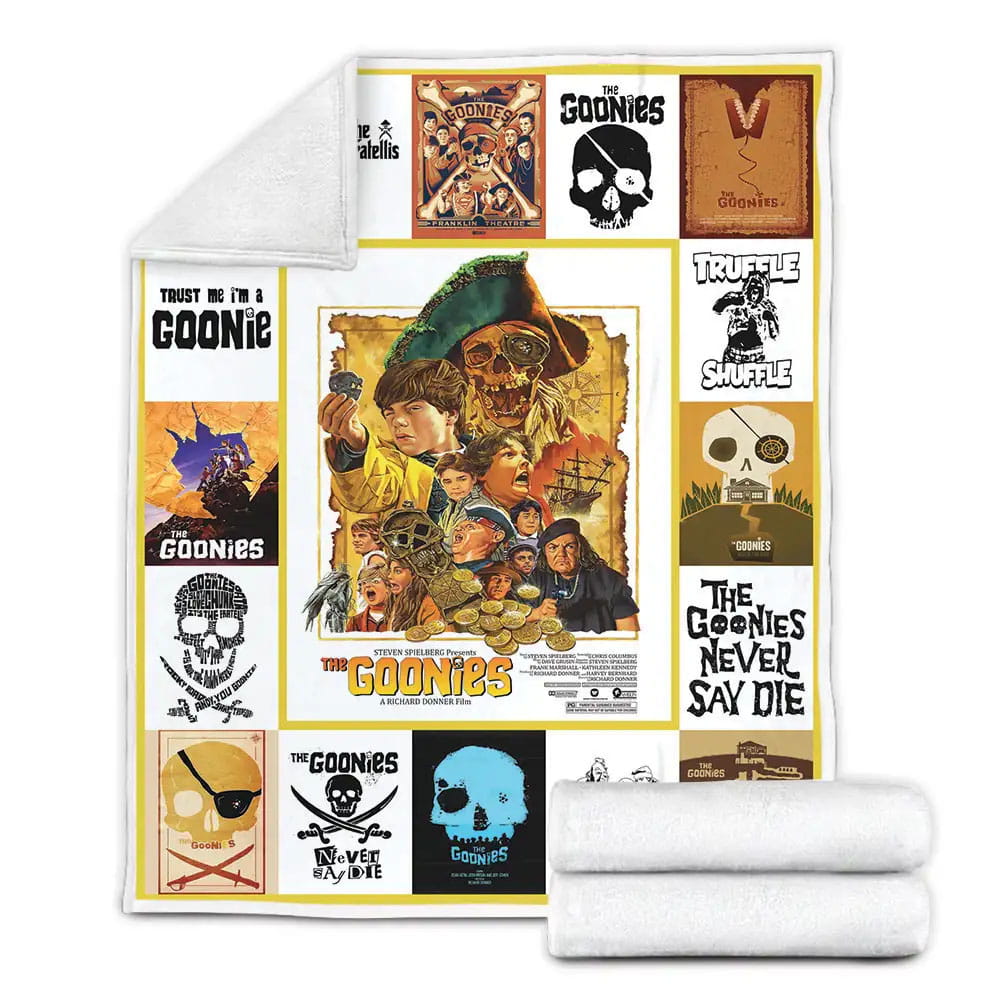 Goonies Fleece Blanket Gift For Birthday Halloween Christmas