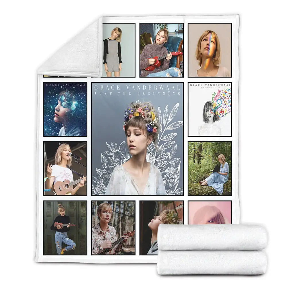Grace Vanderwaal Fleece Blanket Gift For Wife Husband