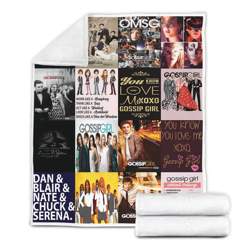 Gossip Girl Fleece Blanket 